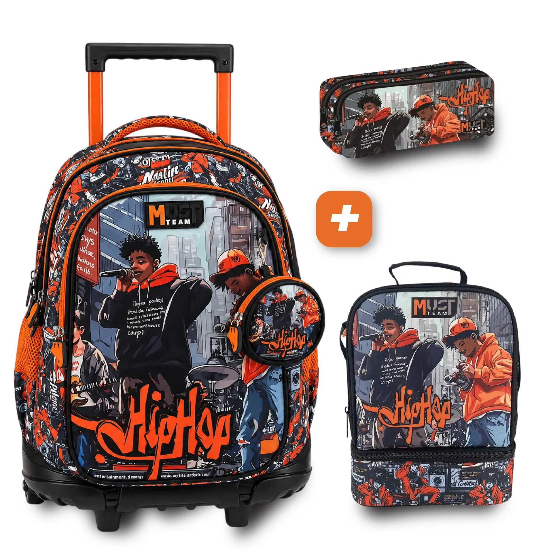 PACK 3 Pieces MUST HIPOP HOP 44 cm