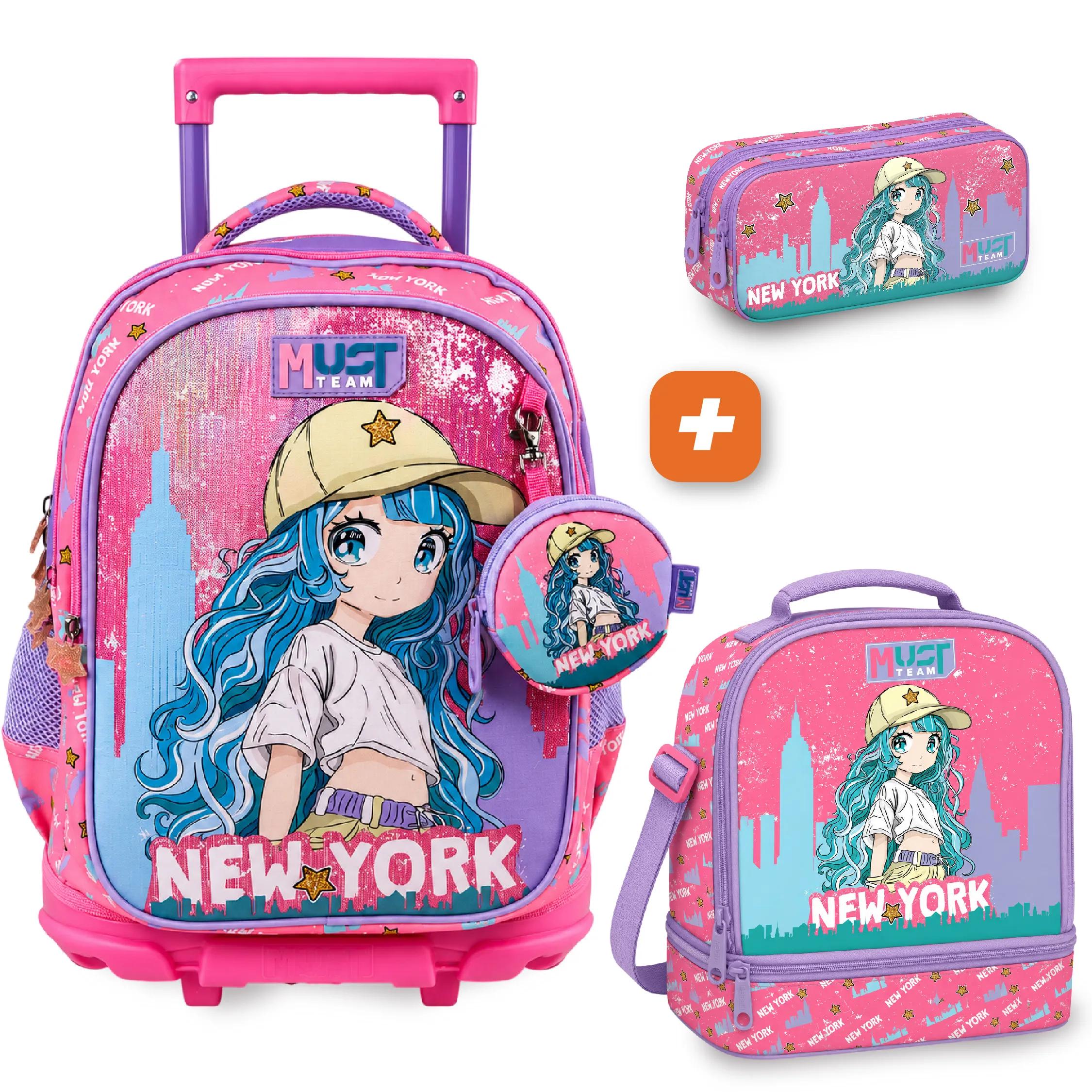 PACK 3 Pieces MUST NEW YORK 44 cm – Image 2