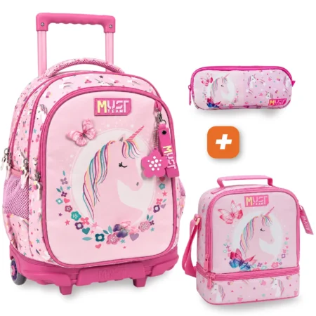 PACK 3 Pieces MUST Pink Unicorn 44 cm