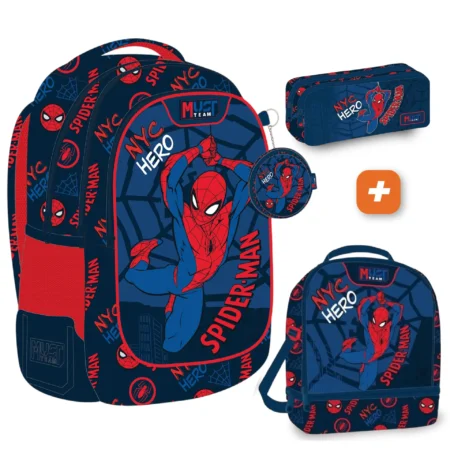 PACK SAC A DOS 3 pieces Spiderman NYC 43 cm