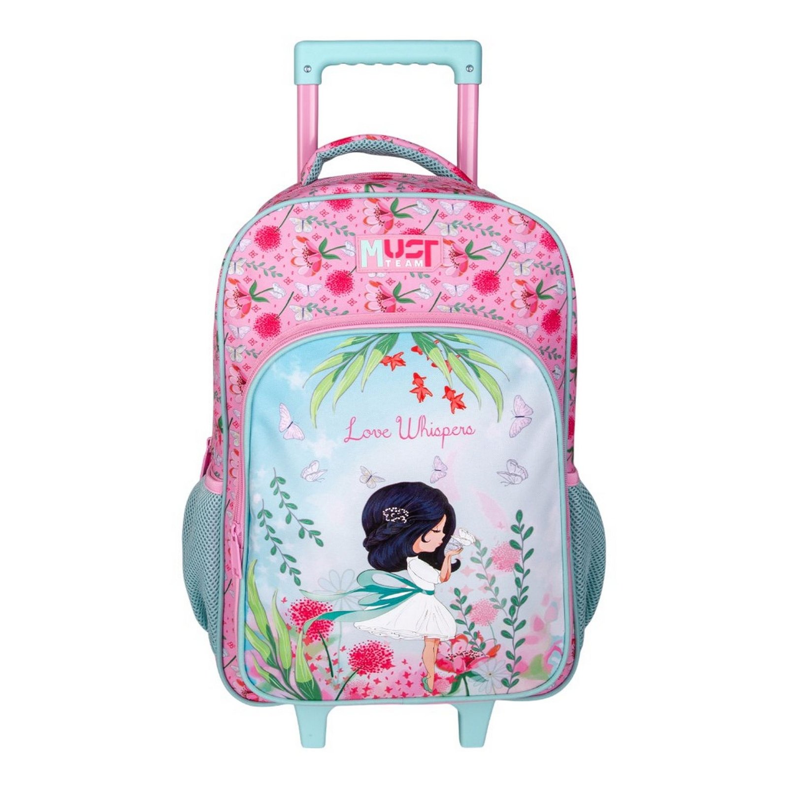 Pack Cartable a roulettes primaire Must LOVE WHISPERS 43cm 3 Pieces – Image 2