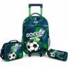 Pack Cartable a roulettes primaire Must SOCCER 43cm 3 Pieces