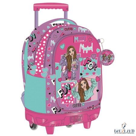 Cartable a roulettes MUST MAGICAL FUN  44 cm