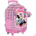 Cartable a roulettes MUST Minnie Mouse Flowers 44 cm