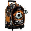 Cartable a roulettes MUST NEVER GIVE UP  44 cm