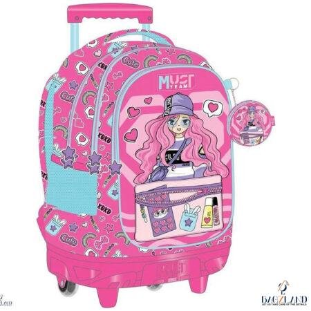 Cartable a roulettes MUST Off Line 45 cm