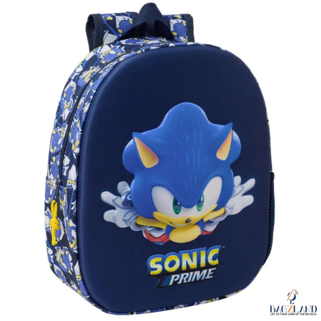 Sac à dos creche 3D SONIC "CITY" 33 cm