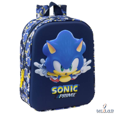 Sac à dos creche 3D SONIC "CITY" 27 cm