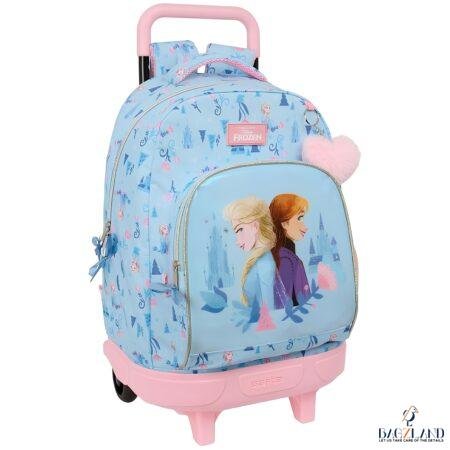 Cartable a roulettes SAFTA Frozen Ice Magic Bleu 45cm