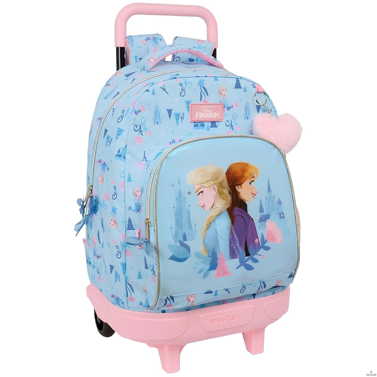 Cartable a roulettes SAFTA Frozen Ice Magic Bleu 45cm