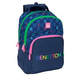 Sac a Dos SAFTA Benetton "Damero" 42 cm