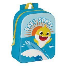 Sac à dos creche 3D BABY SHARK 27 cm