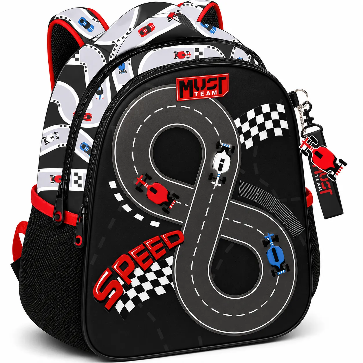 Sac a dos creche MUST Racing Cars 31 cm