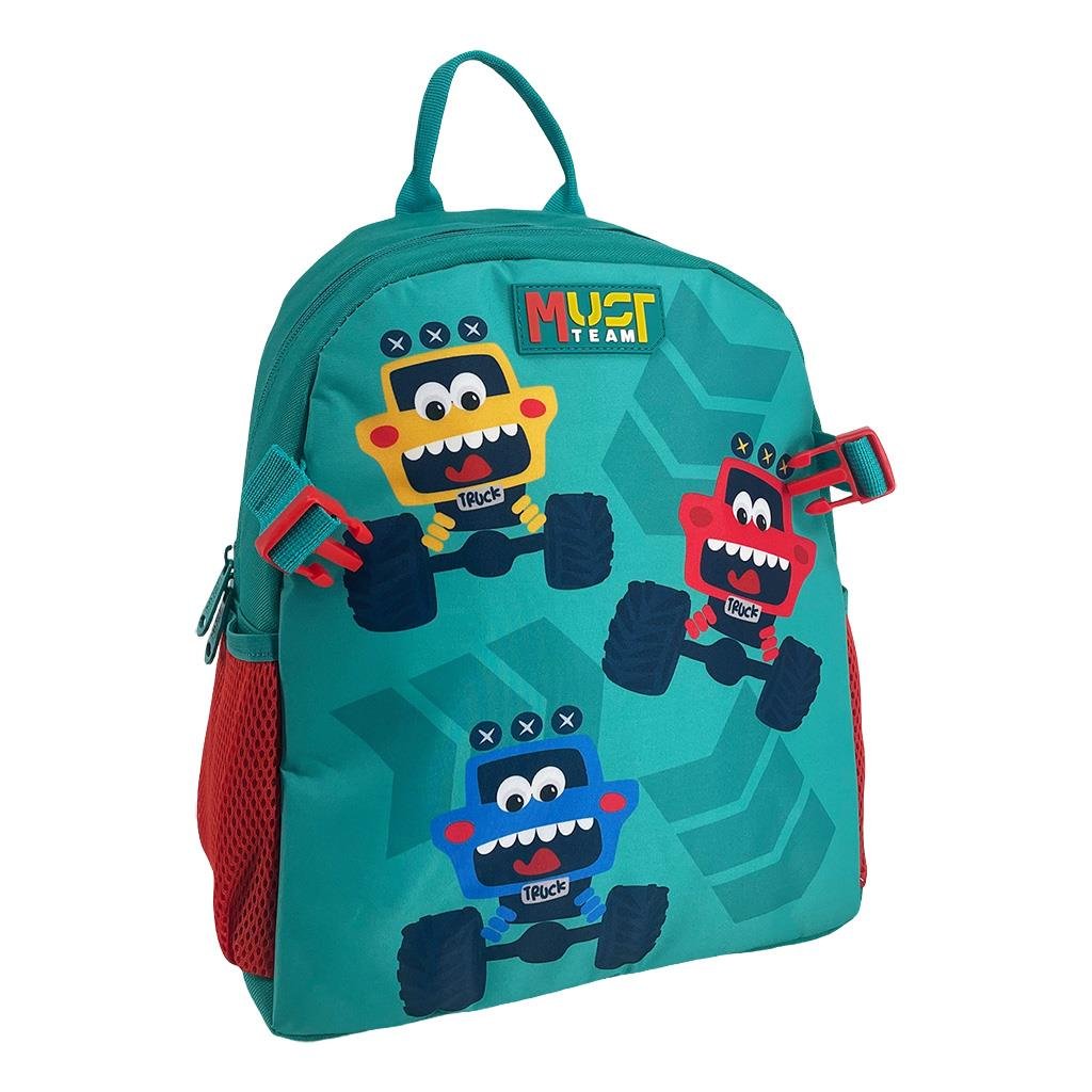 Sac a dos creche Must happy Trucks AVEC GOUTER 36 cm – Image 3