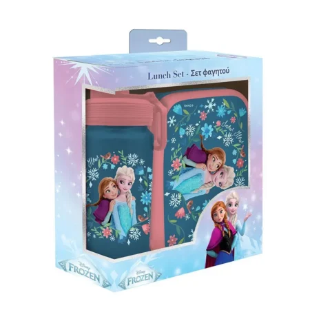 Set de gourde et lunchbox Must FROZEN flowers