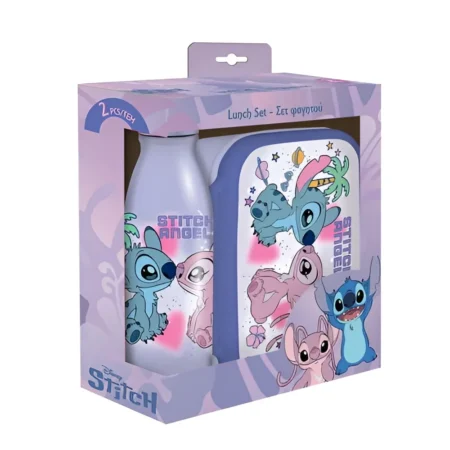 Set de gourde et lunchbox Must  Stitch & Angel
