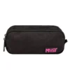 Trousse Must Monochrome Black with Pink double compartiments