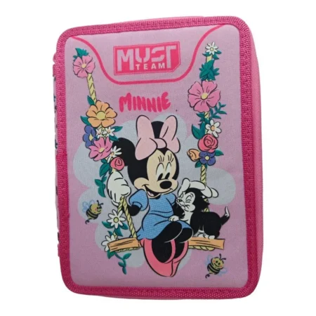 Trousse Plumier must Minnie Mouse FLOWERS 28 PCS