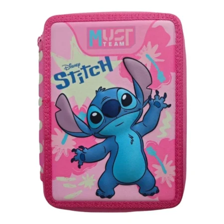 Trousse Plumier must Stitch PINK 28 PCS