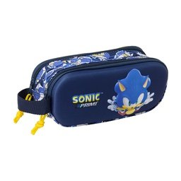 Trousse SAFTA 3D SONIC "CITY" double compartiments