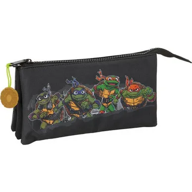 Trousse SAFTA Tortues Ninja Junior TRIPPLE compartiments