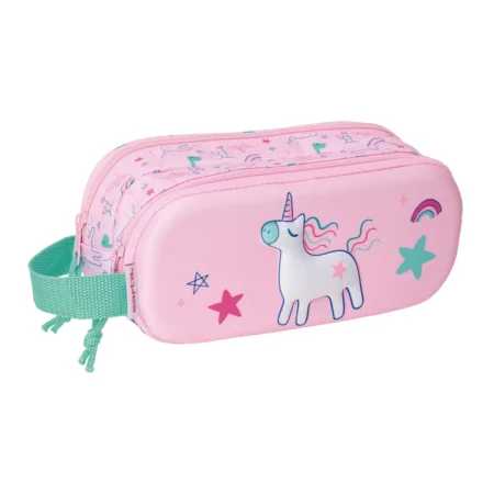 Trousse SAFTA Unicorn 3D double compartiments