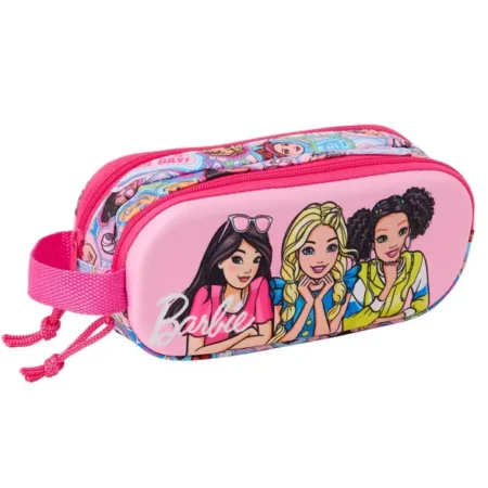 Trousse SAFTA  BARBIE friends double compartiments