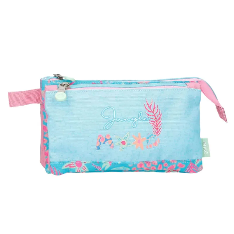 Trousse tripple ENSO JUNGLE MOOD compartiments