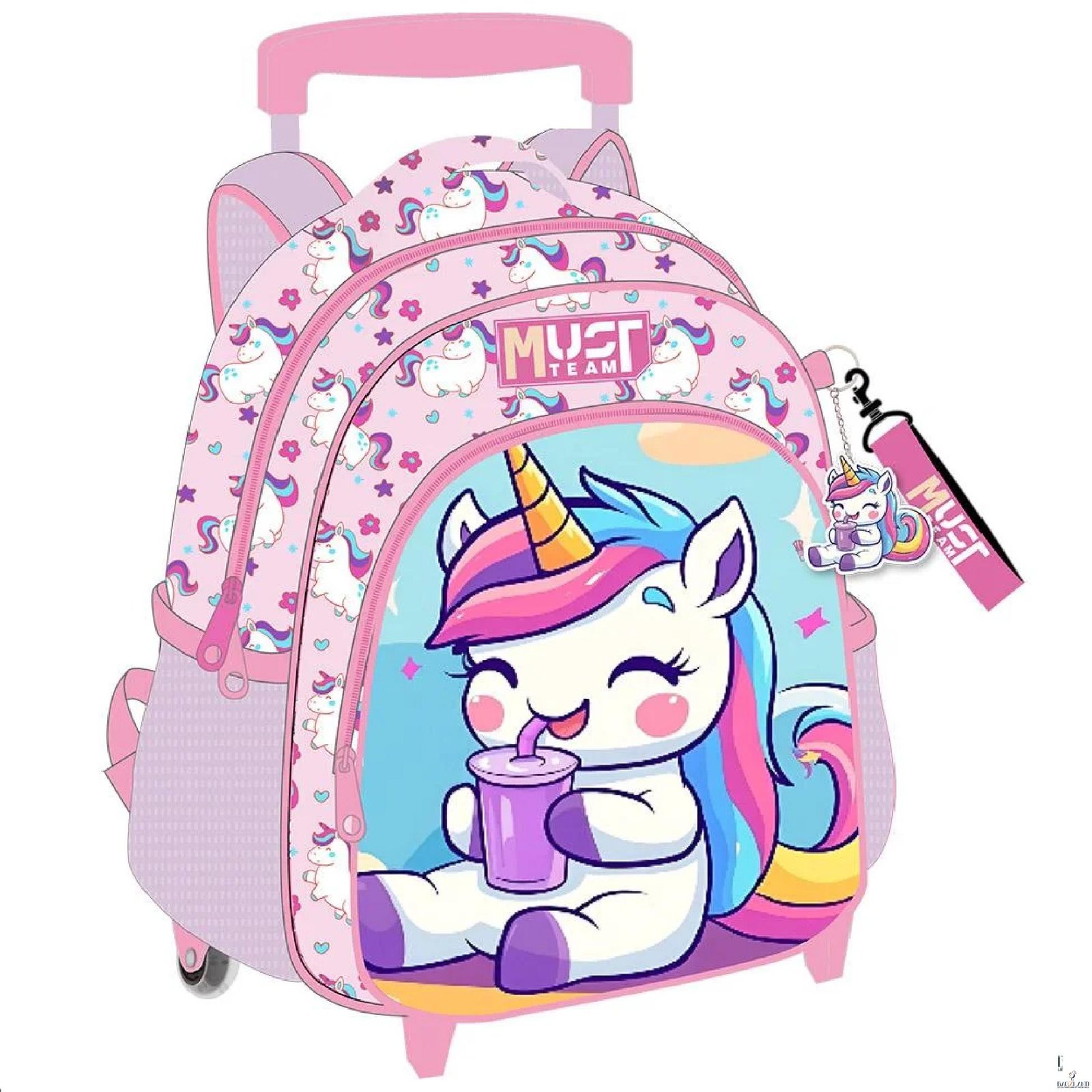 Cartable a roulettes Creche MUST Cute Unicorn 31 cm