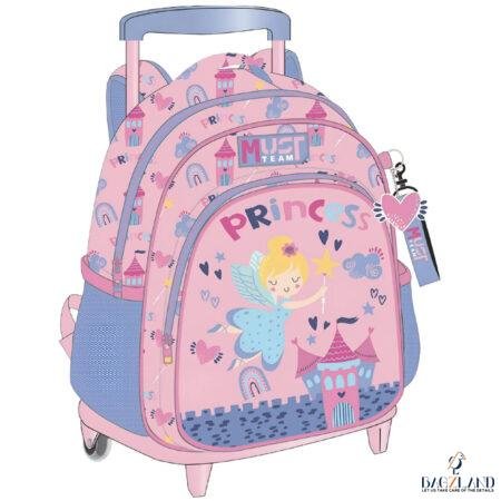 Cartable a roulettes Creche MUST Princess 31 cm