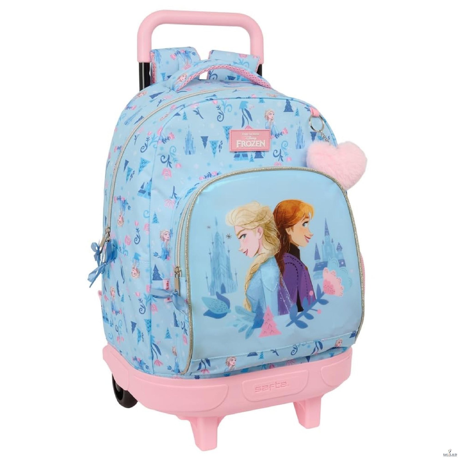 Cartable a roulettes SAFTA Frozen Ice Magic Bleu 45cm