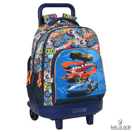 Cartable a roulettes Safta Hot Wheels CHALLENGE 45 cm
