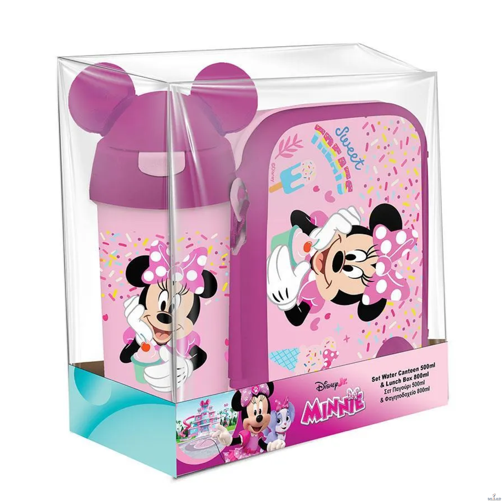 Set de gourde et lunchbox Must Minnie party