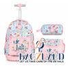 Cartable a roulettes SUPERPACK PASTEL LOVE 3pcs