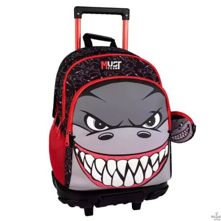 Cartable a roulettes White Shark 45 cm