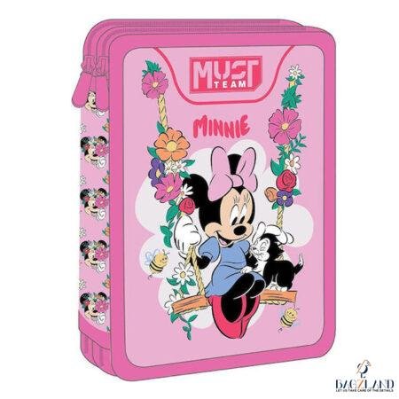Trousse Plumier must Minnie Mouse FLOWERS 28 PCS