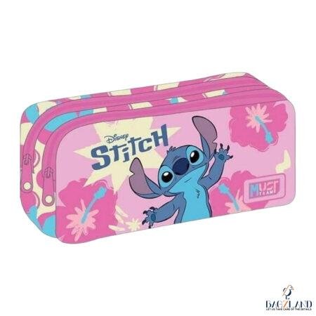 TROUSSE MUST stitch pink double compartiment