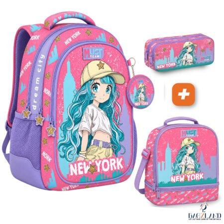PACK SAC A DOS 3 pieces new york 43 cm