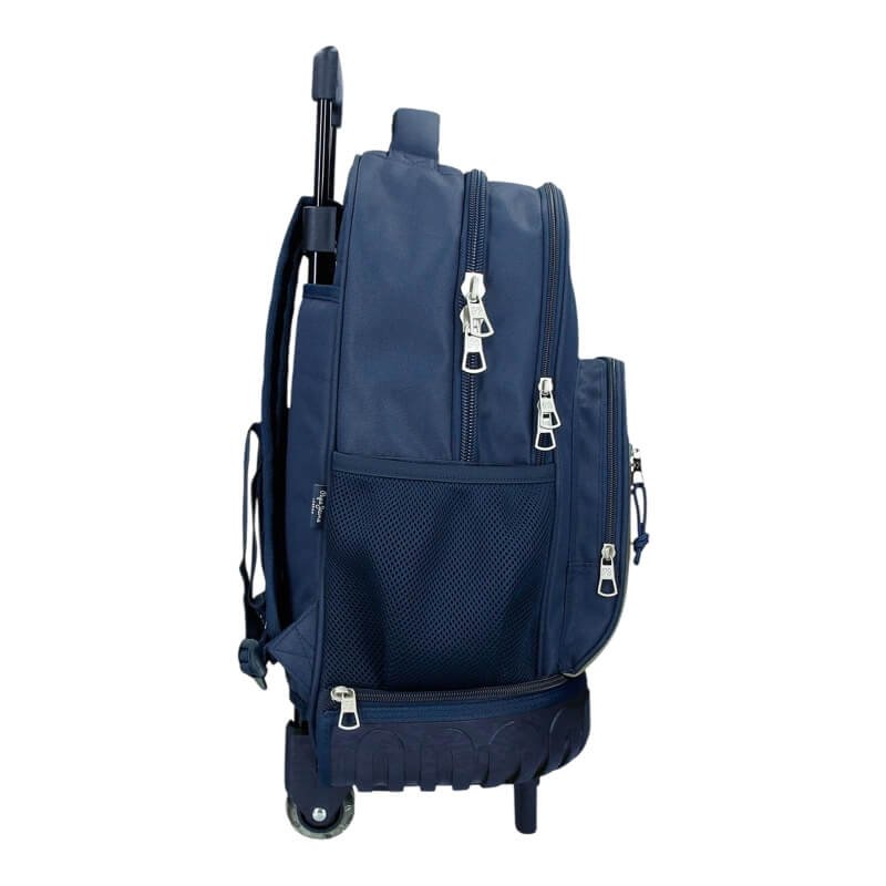 Cartable a roulettes Pepe Jeans  Arwyn marino 43 cm – Image 3