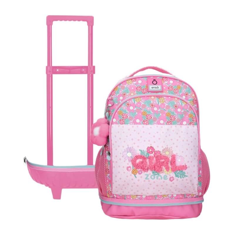 Cartable a roulettes amovibles ENSO Girl Zone 44 cm – Image 4