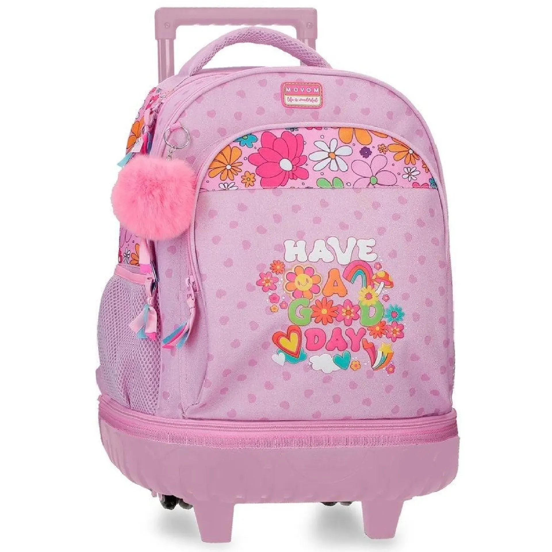 Cartable a roulettes amovibles Movom Good Day 45 cm