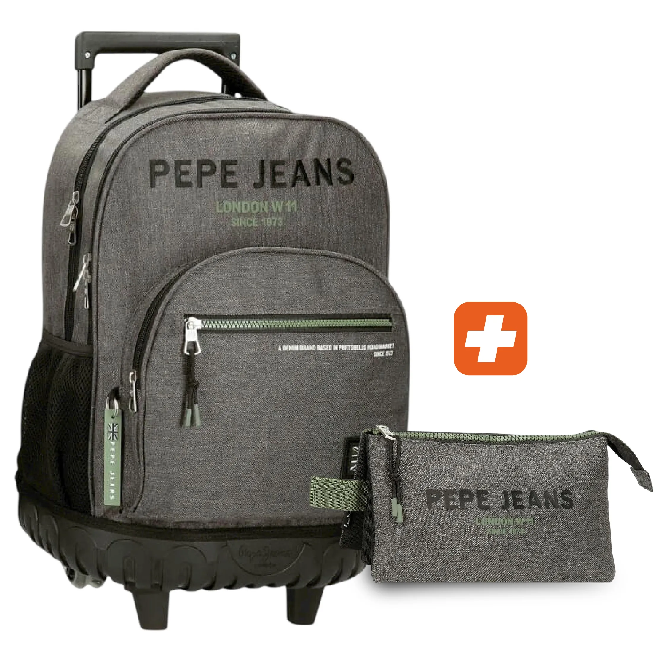 PACK 2 pieces RLT Pepe Jeans EDMON GREY 43 cm – Image 2