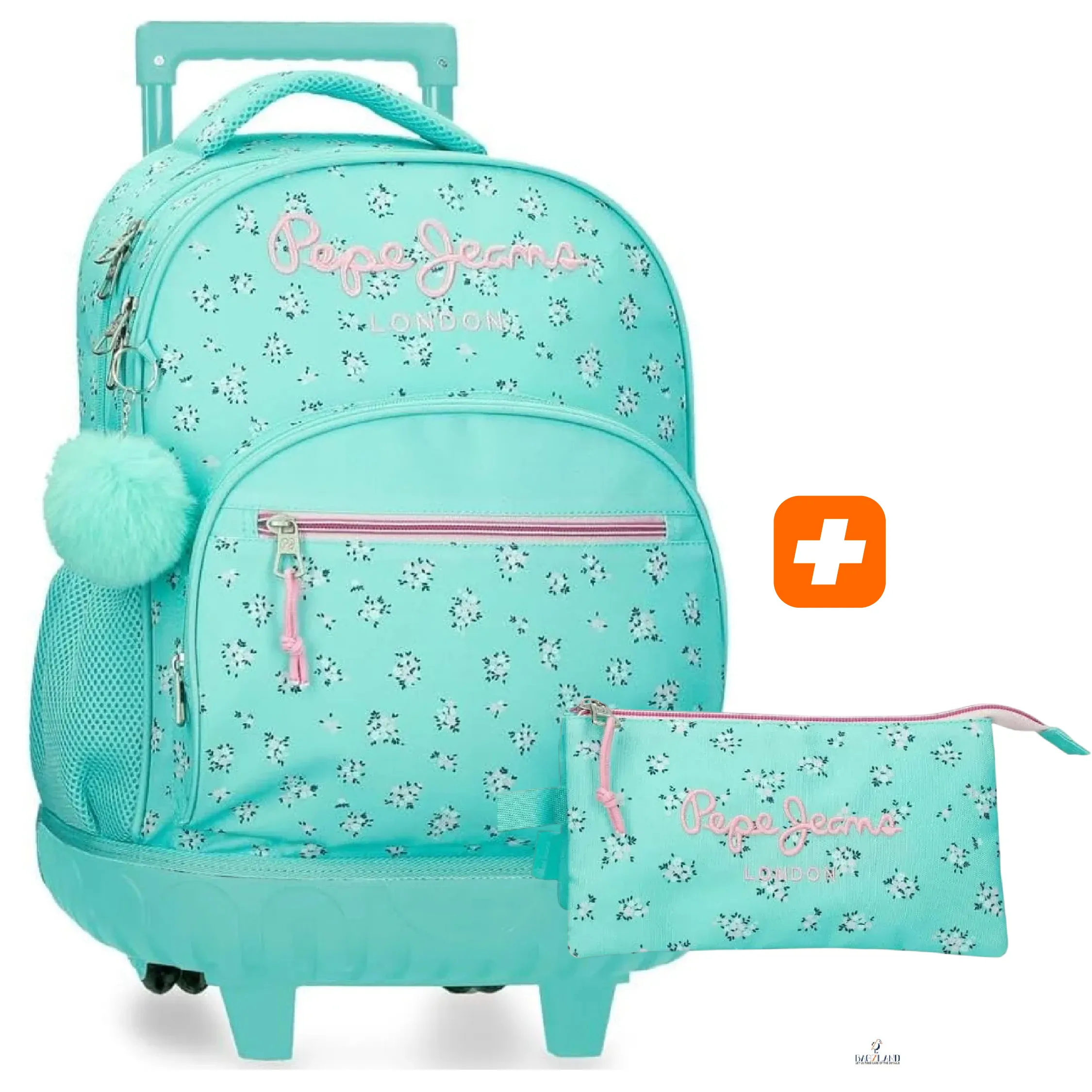 PACK 2 pieces RLT Pepe Jeans Nora turquoise 43 cm – Image 2