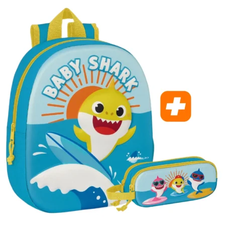 PACK 2 pieces SAD 3D BABY SHARK 33 cm