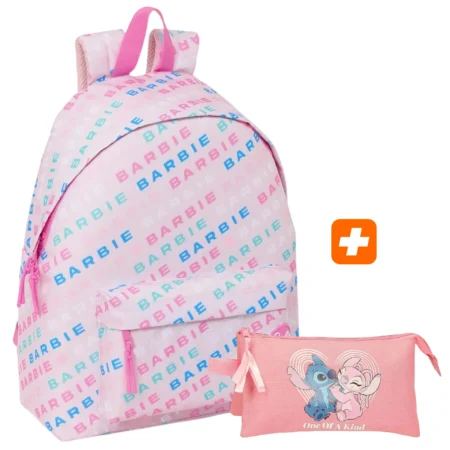 PACK 2 pieces SAD SAFTA BARBIE "LOGOMANIA" 42 cm