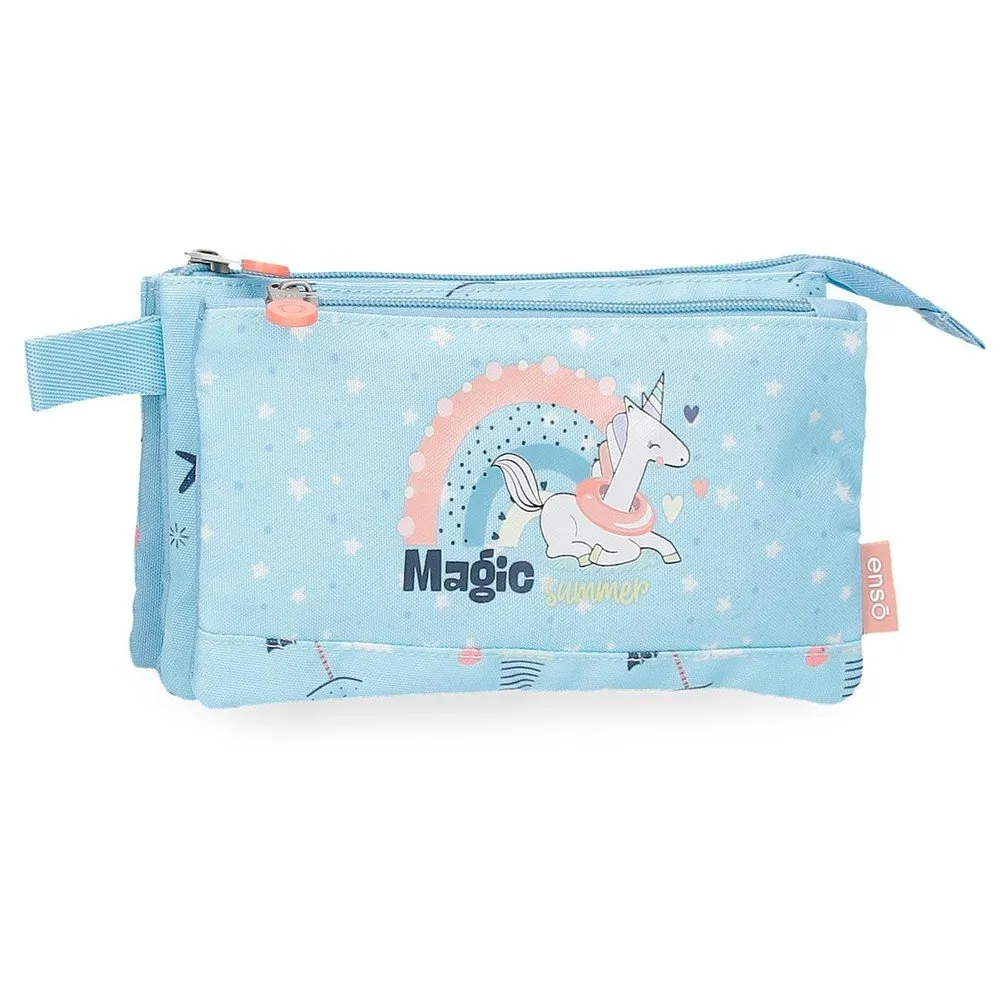 Trousse ENSO Magic Summer Blue TRIPPLE compartiment