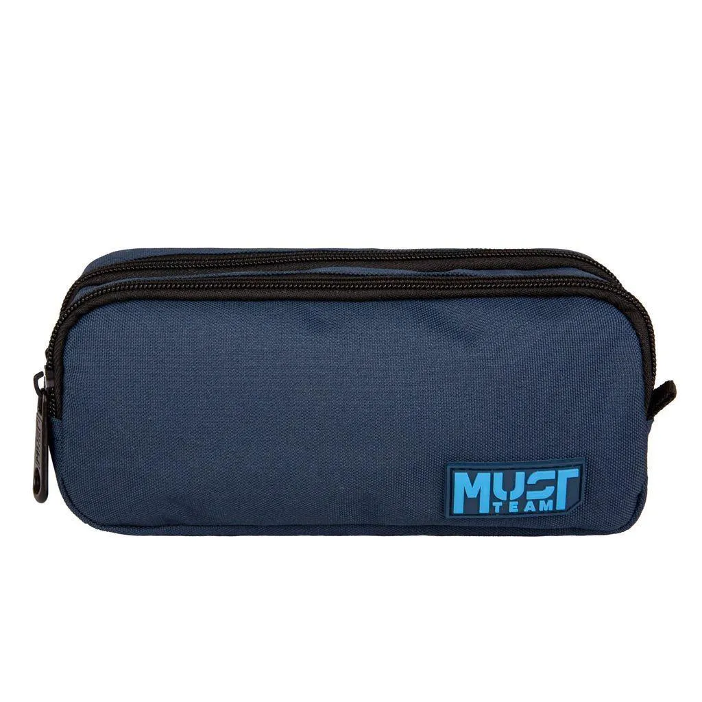 Trousse Must Monochrome Blue with Light Blue double compartiments