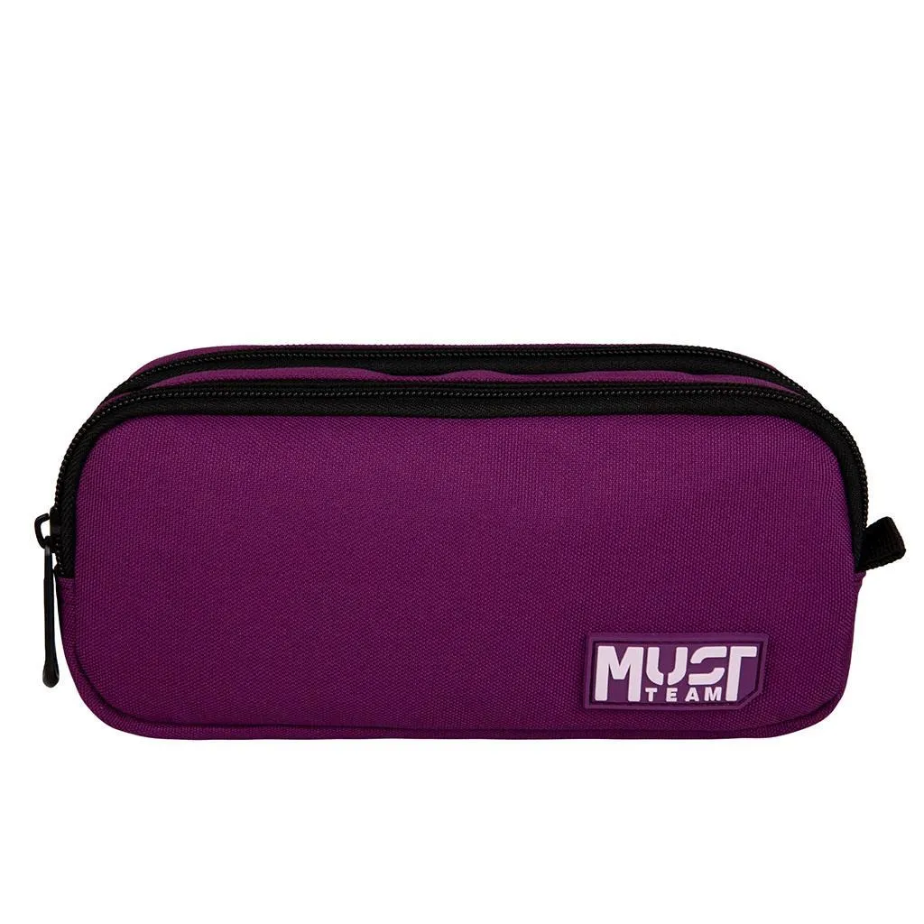 Trousse Must Monochrome violet with Lila  double compartiments