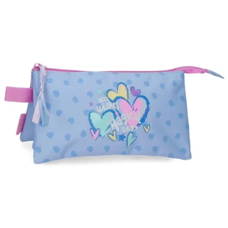 Trousse  MOVOM  Best Wishes blue Tripple compartiments