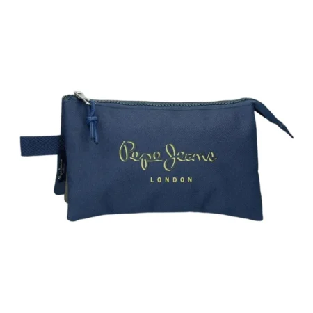 Trousse tripple PEPE JEANS Arwyn marino compartiments